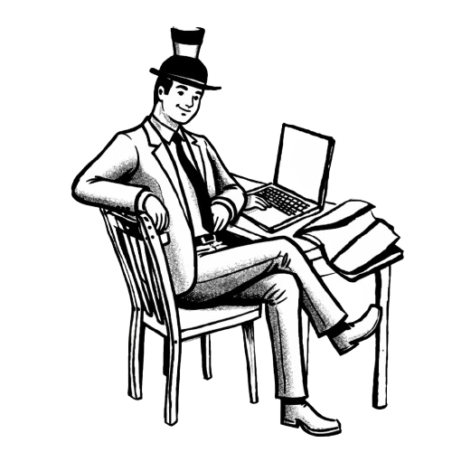 Peter villani, writer, sitting down, thinking Peter villani, writer, sitting down, thinking